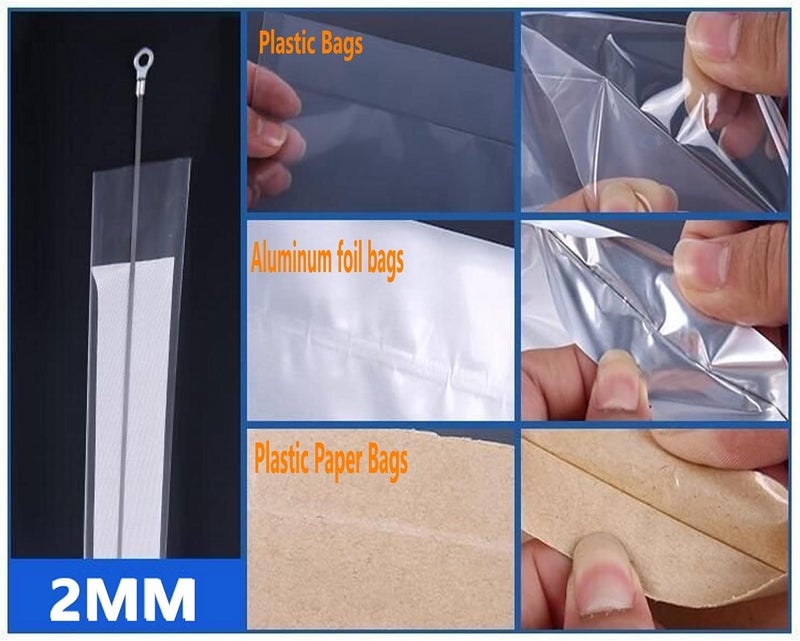 runruii Impulse Heat Sealer Manual Bags Sealer Heat Sealing Machine 12 Inch Impulse Sealer Machine for Plastic Bags PE PP Bags with Extra Replace Element Grip - Image 5